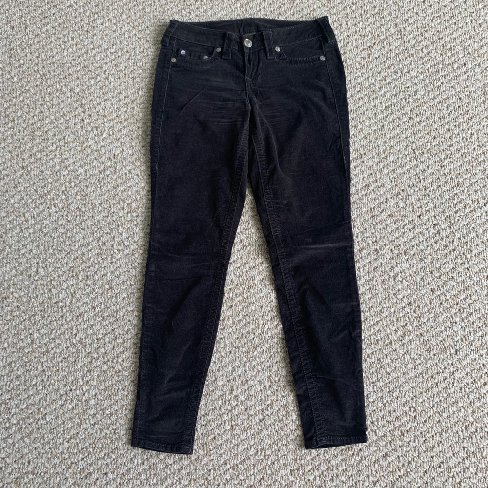 True Religion Velvet Skinny Jeans